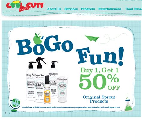 Cool Cuts 4 Kids Printable Coupon