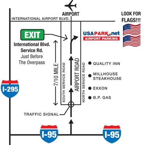 Directions to Jacksonville Airport Parking - WWW.USAPARK.NET