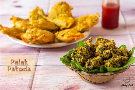 Palak Pakoda-Spinach Pakora - Kali Mirch - by Smita