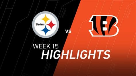 Week 15: Steelers vs. Bengals highlights