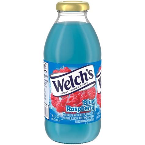 Welch's Blue Raspberry Juice Drink (16 fl oz) - Instacart