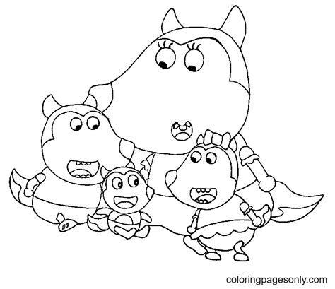 56 Wolfoo Coloring Pages - ColoringPagesOnly.com