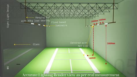 Badminton Court Lighting - How to apply lights? Which light to use ...