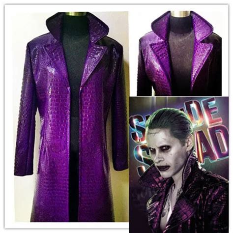 Jared Leto Joker Costume Suicide Squad Halloween Cosplay Costume Coat ...