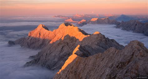 Zugspitze Sunset Panorama | Wettersteingebirge, Germany | Mountain ...