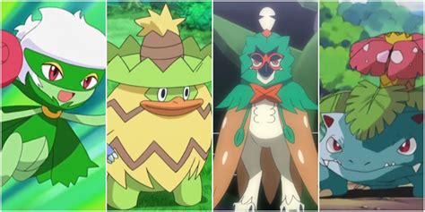 Pokémon: 10 Dual-Type Grass Creatures to Try Out