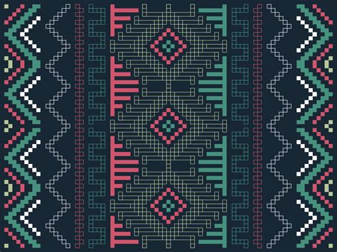 T'boli Pattern by Jojo Mendoza on Dribbble