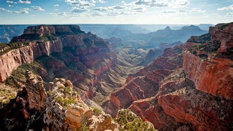 Canyon of large rocks and a clear blue sky, Grand Canyon, Arizona, USA ...