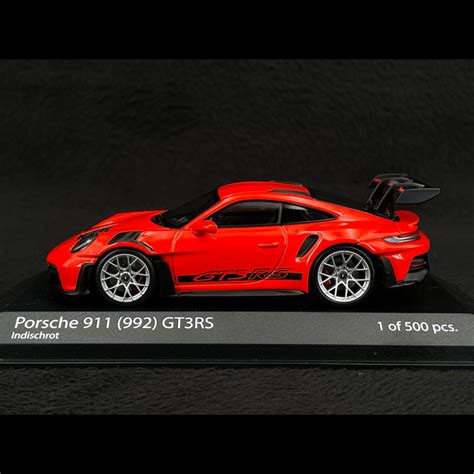 Porsche 911 GT3 RS Type 992 2023 Lava Orange 1/43 Minichamps 410062102