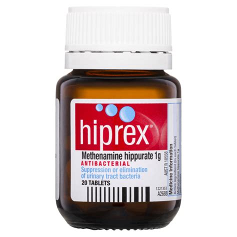 Hiprex Antibacterial 20 Tablets – Discount Chemist