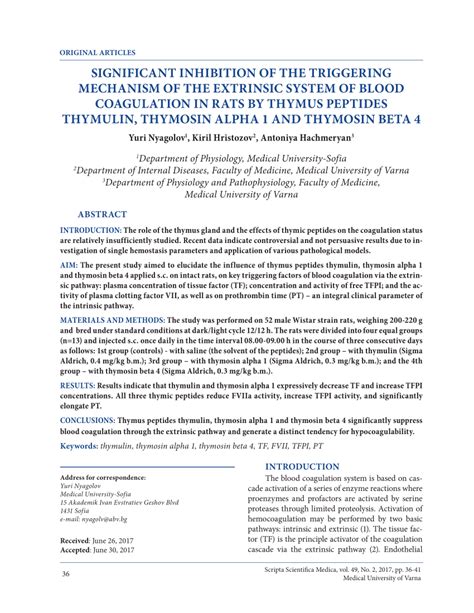 (PDF) Significant inhibition of the triggering mechanism of the ...