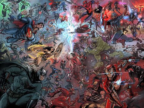 DC Vs. Marvel wallpapers, Comics, HQ DC Vs. Marvel pictures | 4K ...