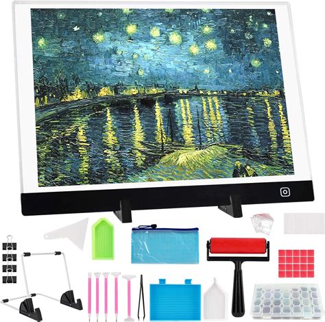 A3 Diamond Painting Led Light Pad Kits,Portable Led Tracing Light Board ...