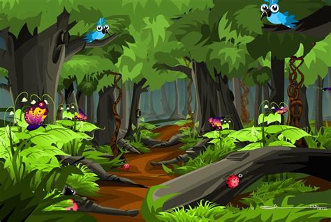 Cartoon Forest Wallpapers - Top Free Cartoon Forest Backgrounds ...