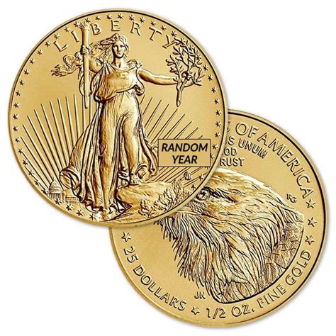 1/2 oz American Gold Eagle Coins (Type 2) for Sale - Money Metals