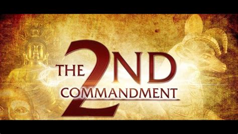 The REAL understanding of the 2nd Commandment - YouTube