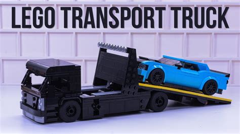 LEGO Custom Transport Truck Speed Champions MOC Tutorial - YouTube