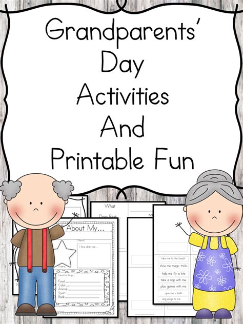 Grandparents Day Worksheets