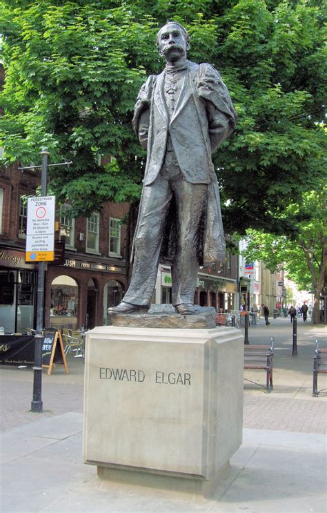 The Edward Elgar Statue - Worcester. | Elgar's statue at the… | Flickr