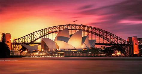 Sunset over the harbour : r/sydney