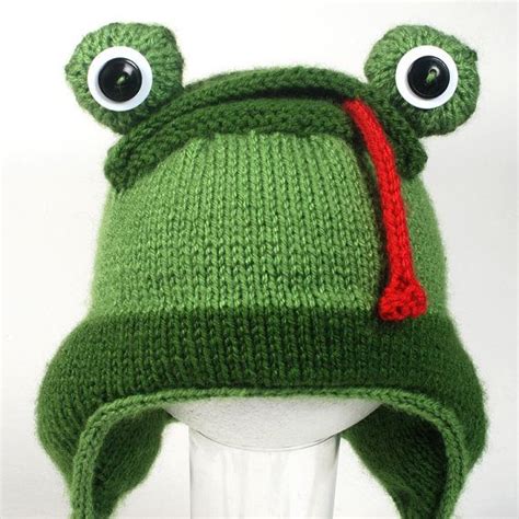 Knitted Frog Hat Pattern by ROFLhatfactory on Etsy, $8.50 Hat Patterns ...