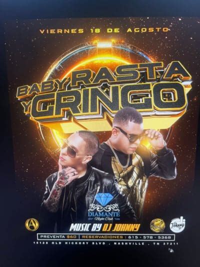 BABY RASTA Y GRINGO EN CONCIERTO ! Tickets Boletos at Diamante Night ...