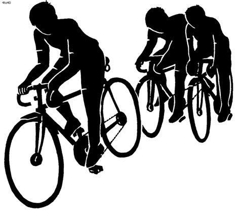 Bicyclists clipart - Clipground