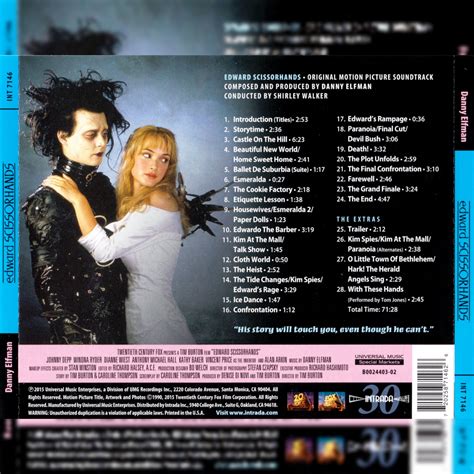 Edward Scissorhands (Original Soundtrack) - Danny Elfman mp3 buy, full ...