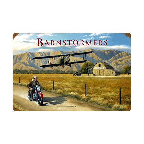 Barnstormer Vintage Metal Sign