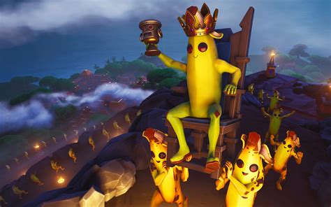 Fortnite Battle Royale, Peely The Banana King, 4K, #135 Wallpaper PC ...