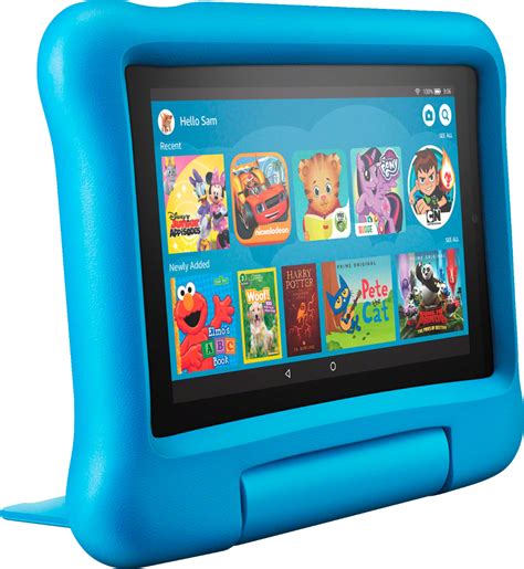 Amazon Fire 7 Kids Edition 2019 release 7" Tablet 16GB Blue B07H8WS1FT ...