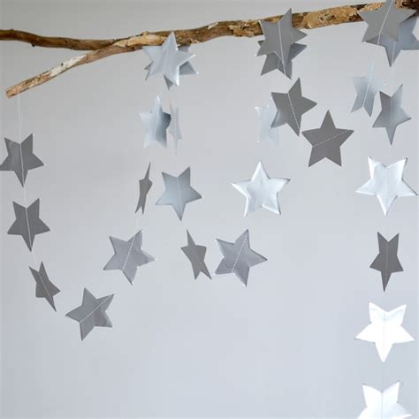 Paper Star Garland - Etsy