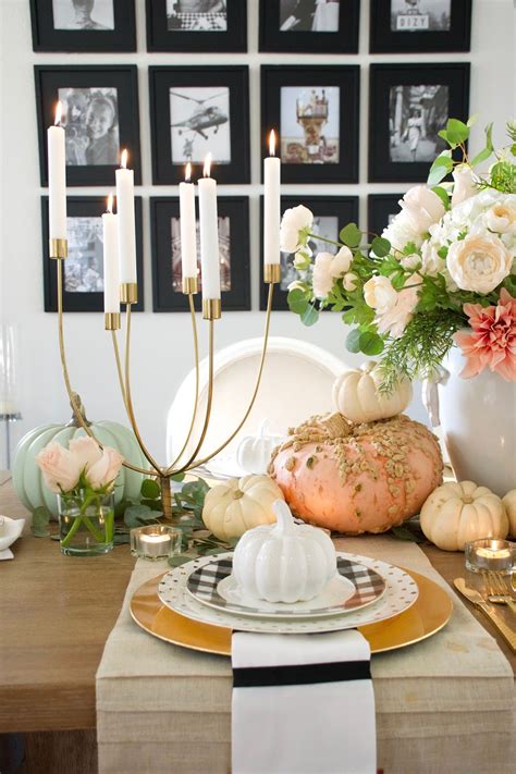 Home and Fabulous: GLAMOROUS THANKSGIVING DINNER TABLE