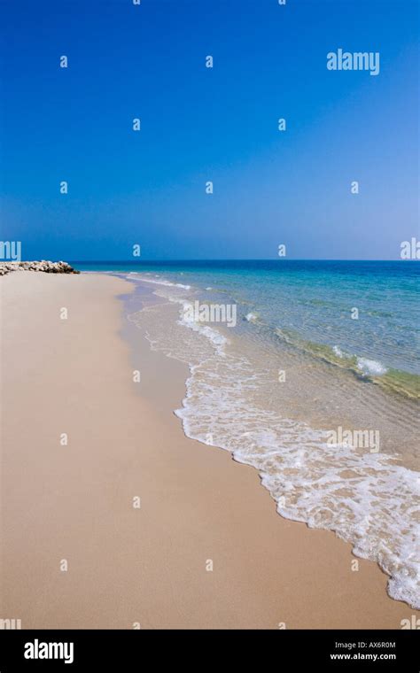 Surf on beach, Sealine Beach Resort, Mesaieed, Qatar Stock Photo - Alamy