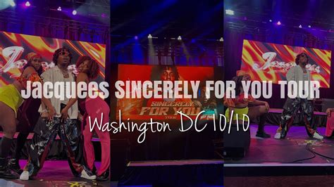 JACQUEES PERFORMING LIVE | SINCERELY FOR YOU TOUR 2023 | WASHINGTON DC ...