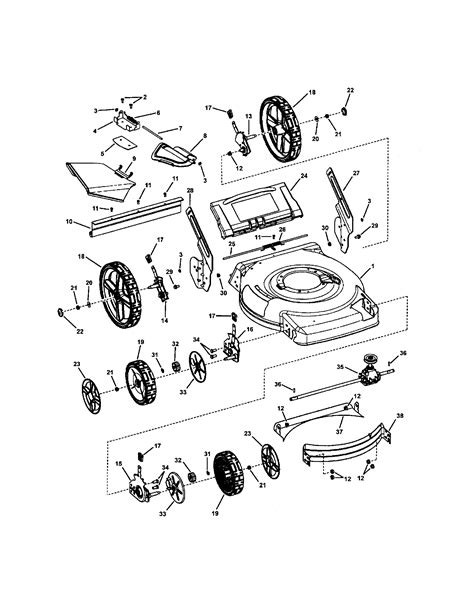 SNAPPER Lawn Mower Handles/controls Parts | Model 7800190 ...