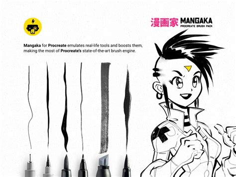 Mangaka Procreate Illustration Kit - Frankentoon Studio