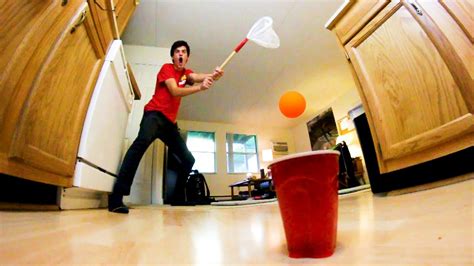 EPIC APARTMENT PING-PONG TRICK SHOTS! - YouTube