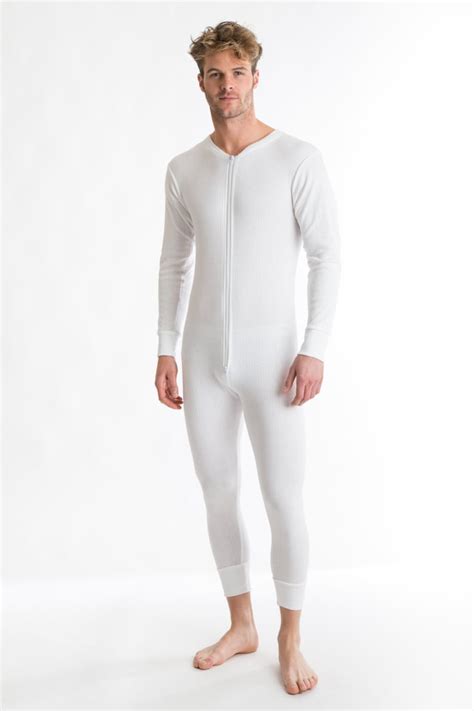 OCTAVE® Mens Thermal Underwear All in One Union Suit / Thermal Body ...