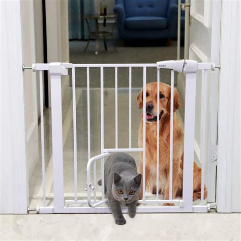 Cumbor 37.8" Auto Close Safety Baby Gate, Extra Tall Durable Dog Gate ...