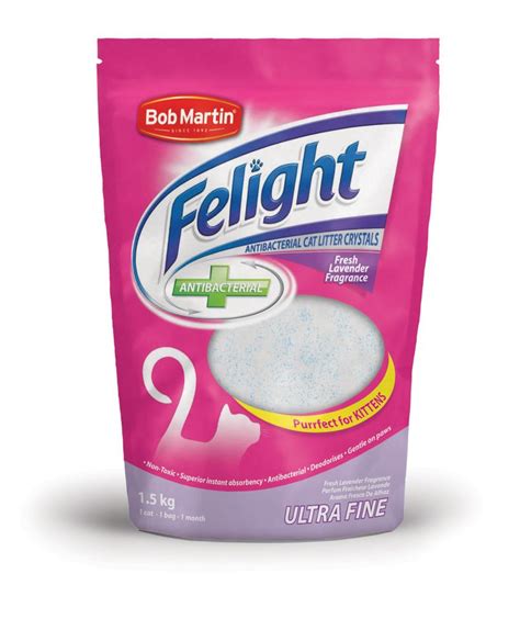 Bob Martin - Felight Ultra Fine Silica Cat Litter - 1.5kg | Shop Today ...