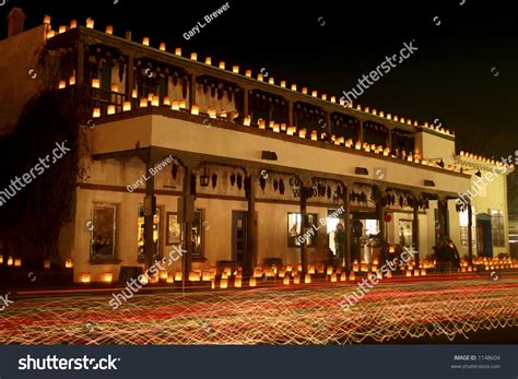 Christmas Eve Luminarias Old Town Albuquerque Stock Photo 1148604 ...