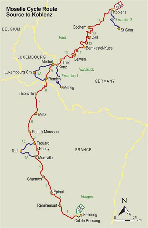 Moselle River Bike Route - Freewheeling France