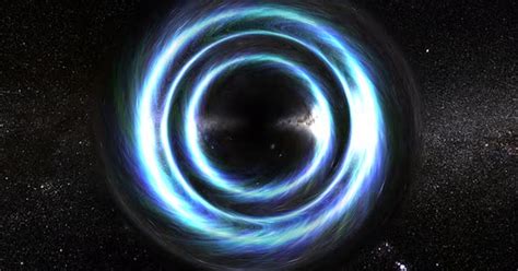 Blackhole With Gravitational Lensing Effect Seamless Loop, Stock Video ...