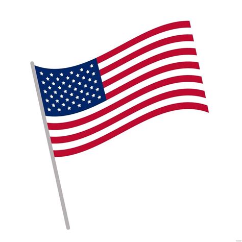 American Flag 50 Stars Clipart in Illustrator, EPS, SVG, PSD, JPG, PNG ...