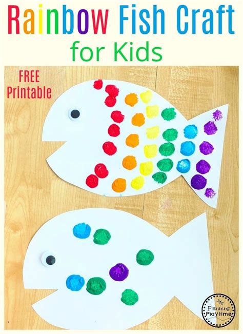 Rainbow Fish Craft - Planning Playtime