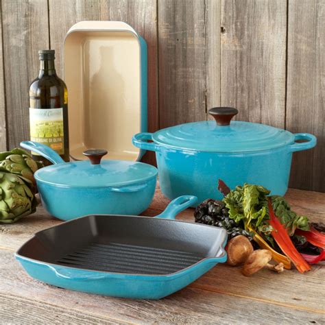 Le Creuset Caribbean 6-Piece Classic Cookware Set at Sur La Table ...