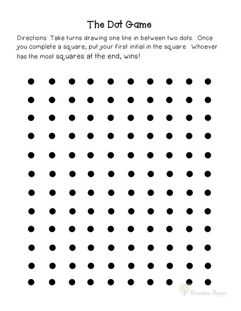 Dots Printable Game - Printable Word Searches