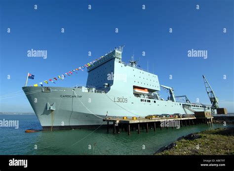 RFA Cardigan Bay, Royal Fleet Auxiliary ship Cardigan Bay Stock Photo ...