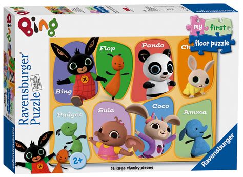 07052 Ravensburger Bing Bunny My First Floor Puzzle 16pc [Children's ...